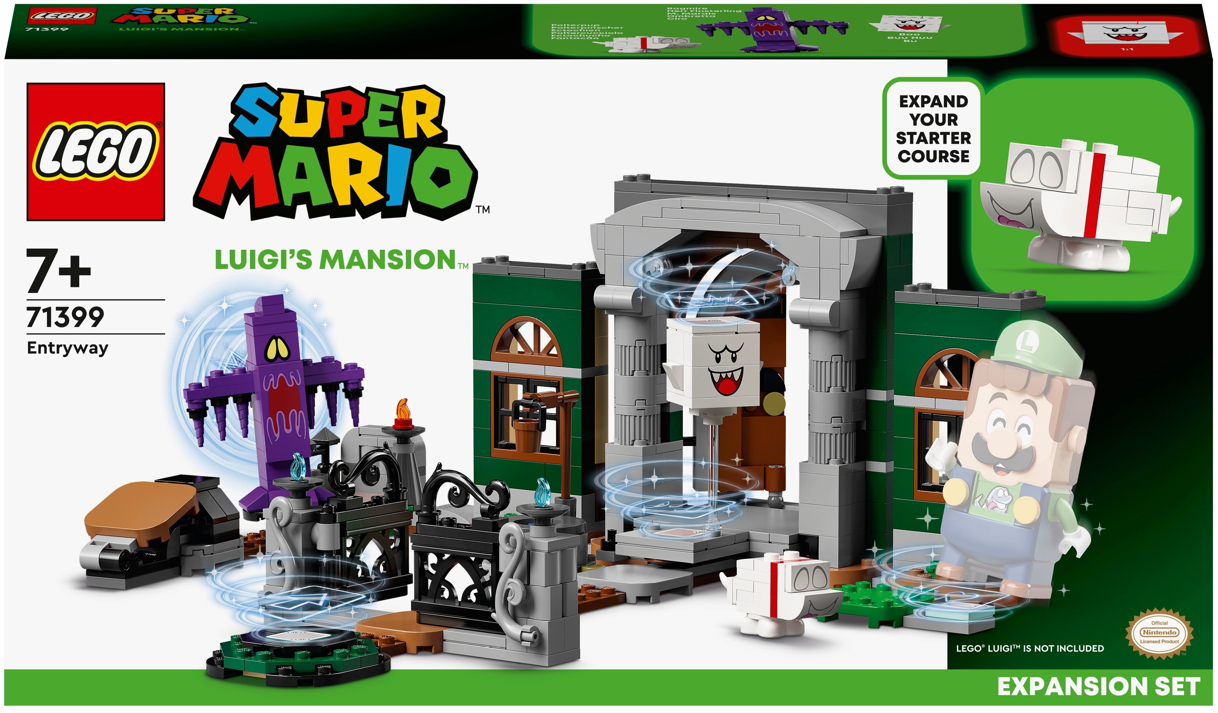 Конструктор Lego Super Mario 71399 Дополнительный набор «Luigi’s Mansion: вестибюль»