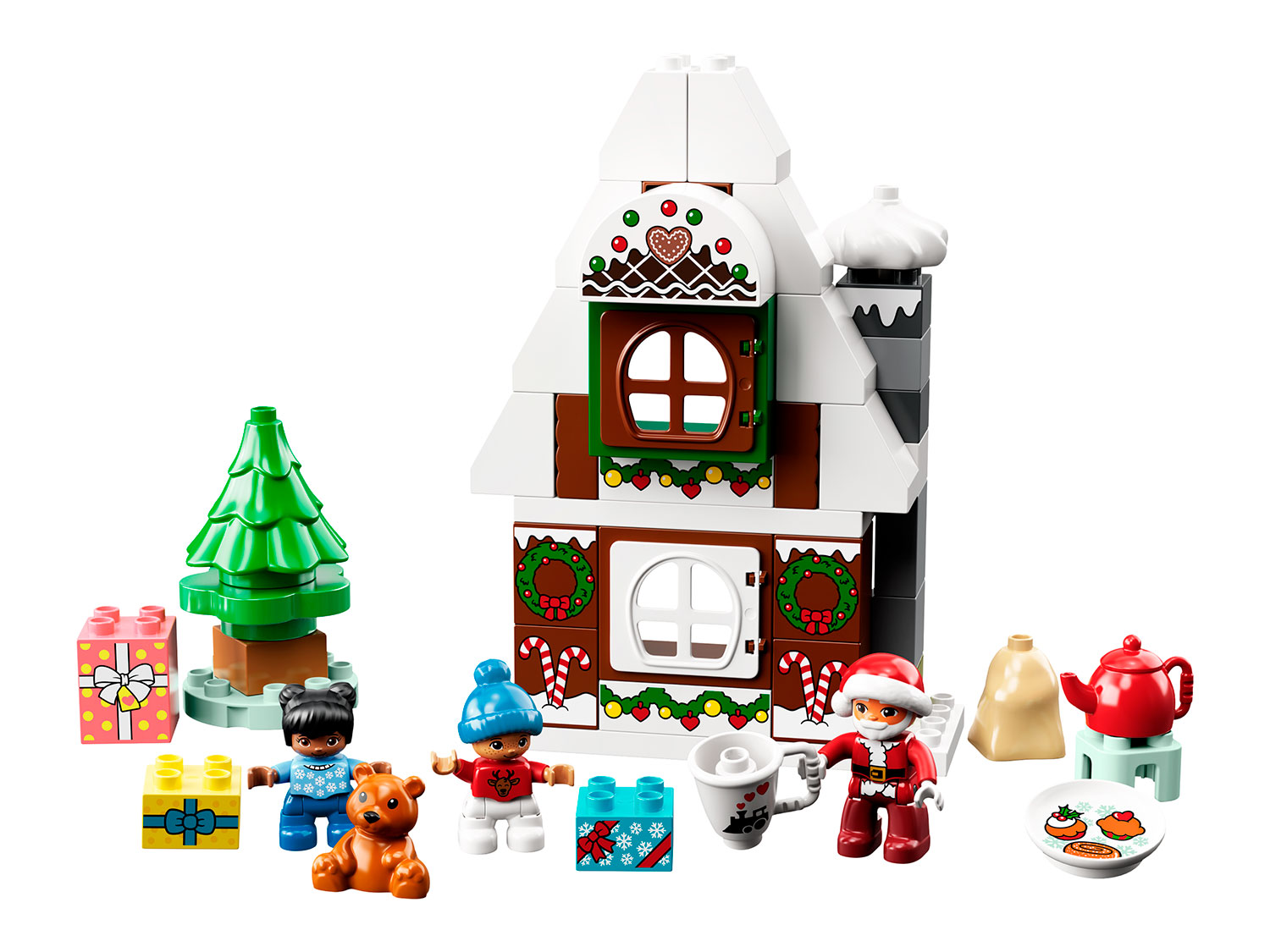 Конструктор LEGO DUPLO Town Пряничный домик Деда Мороза 10976
