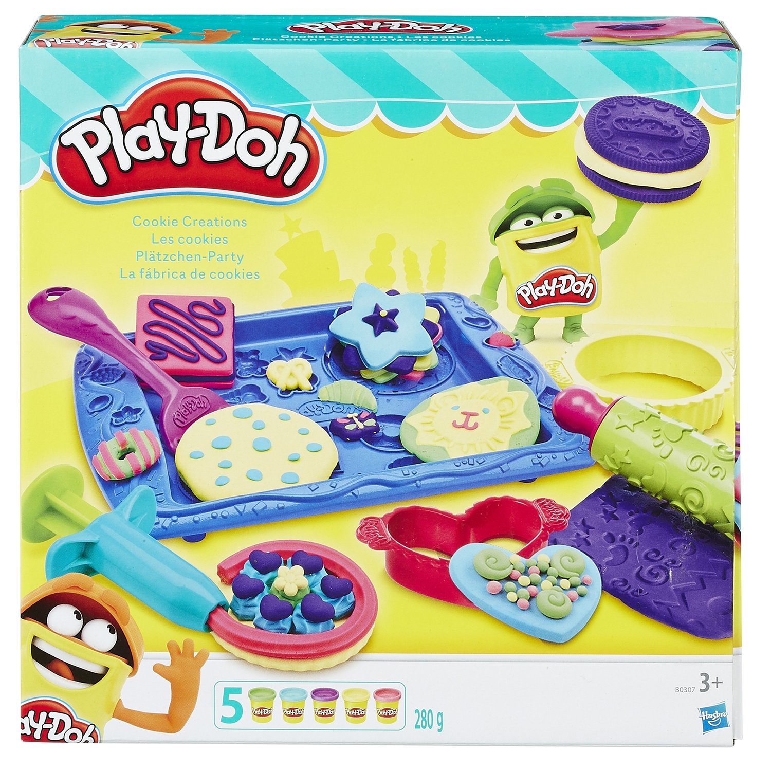 Набор пластилина Play-Doh Магазинчик печенья 5 цветов B0307EU8