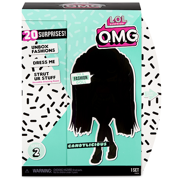 Кукла L.O.L. Surprise OMG Series 2 Candylicious Fashion Doll, 565109