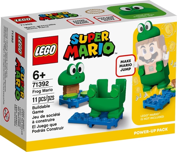 Конструктор LEGO Super Mario 71392 Набор усилений Марио-лягушка