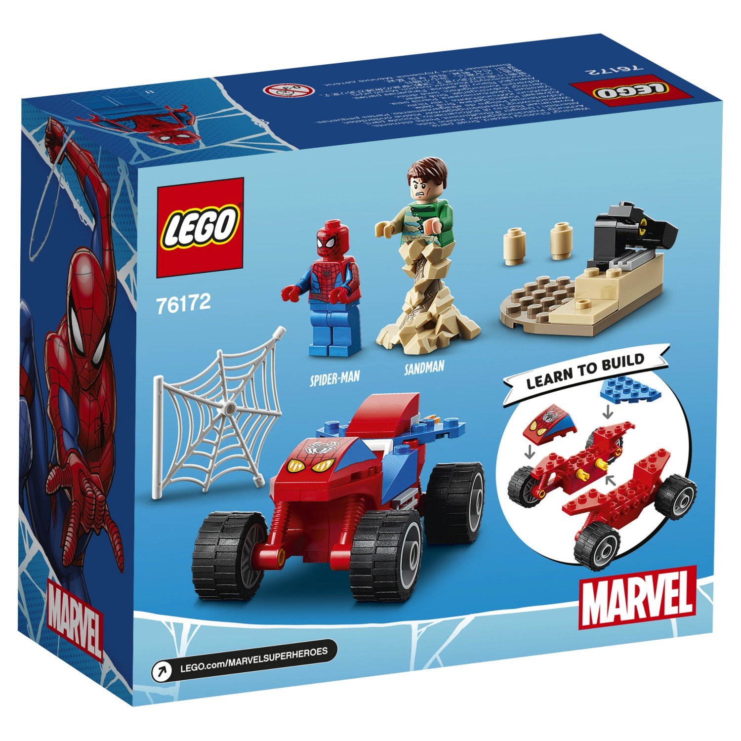 Конструктор LEGO DC Super Heroes 76172 Бой Человека-паука с Песочным человеком