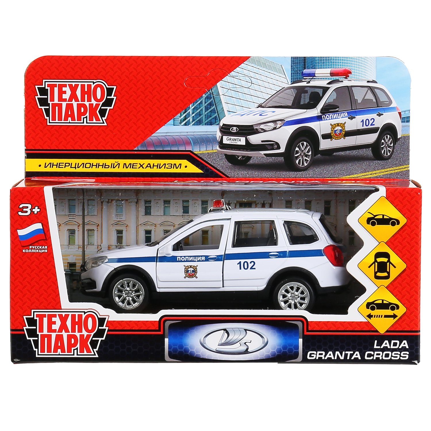 Машина Технопарк Lada granta cross Полиция 299797
