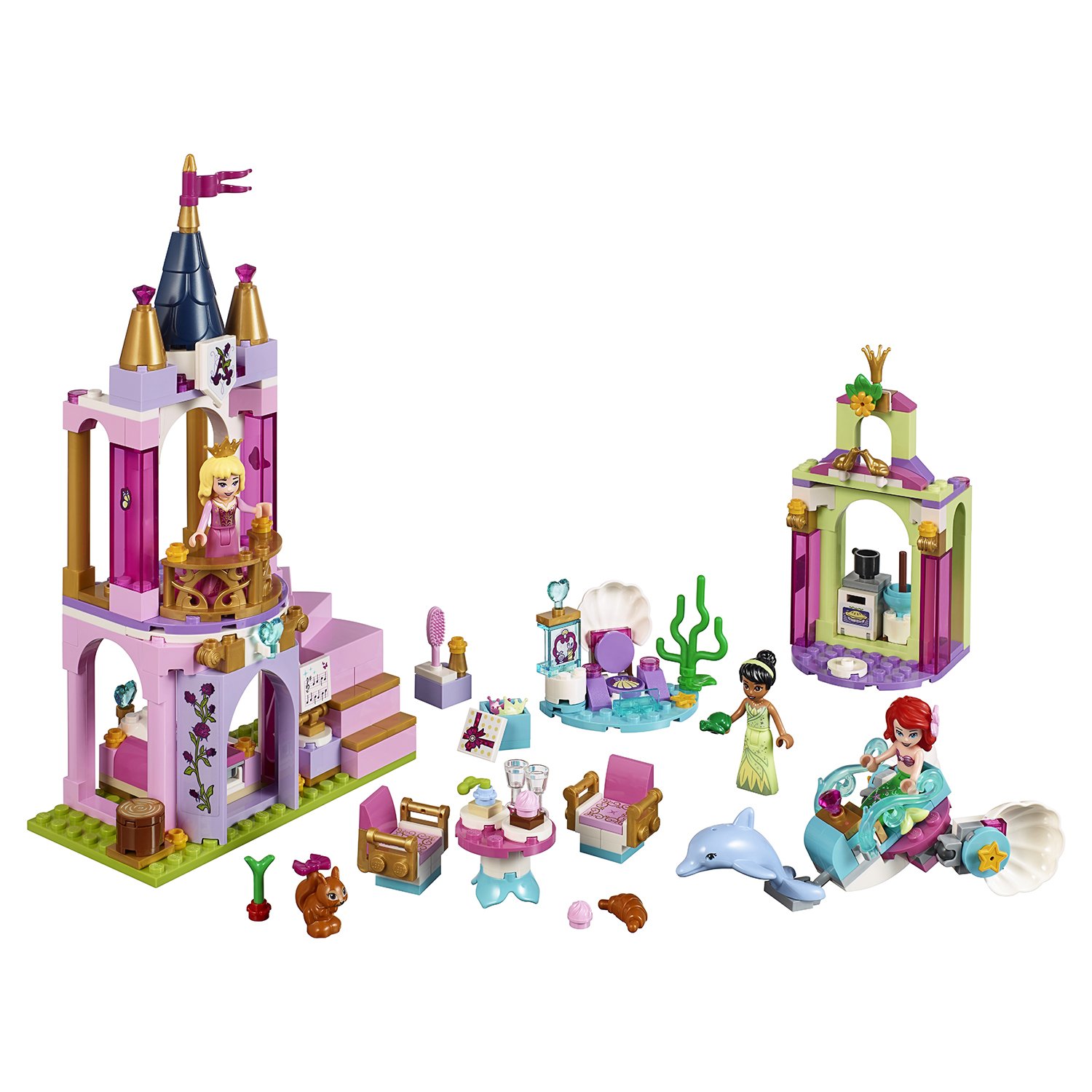 Конструктор LEGO Disney Princess 41162 Королевский праздник Ариэль, Авроры и Тианы