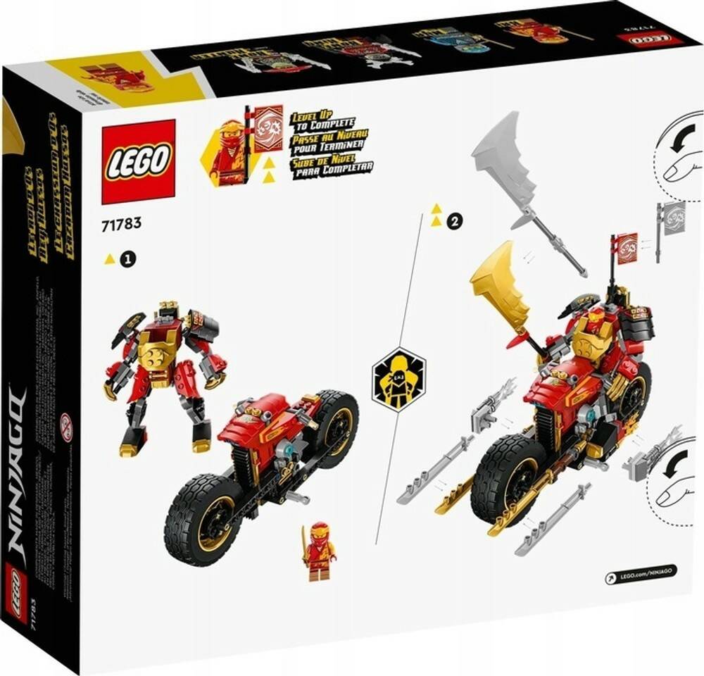 Конструктор  LEGO NINJAGO 71783 Механический Велосипед Кая Evo