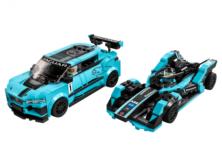 Конструктор LEGO Speed Champions 76898 Formula E Panasonic Jaguar Racing GEN2 car & Jaguar I-PACE eTROPHY