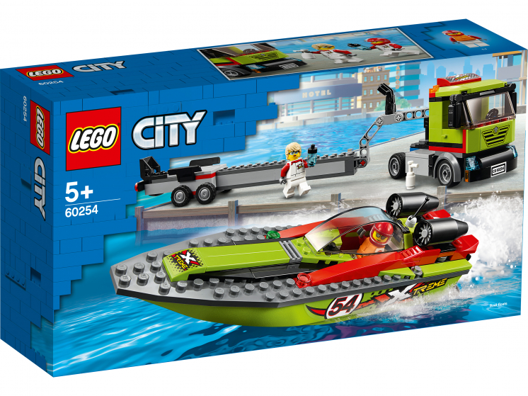 Конструктор LEGO City 60254 Транспортировщик скоростных катеров