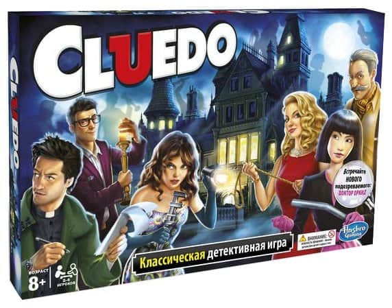 Детективная игра Hasbro Games Cluedo обновленная 38712