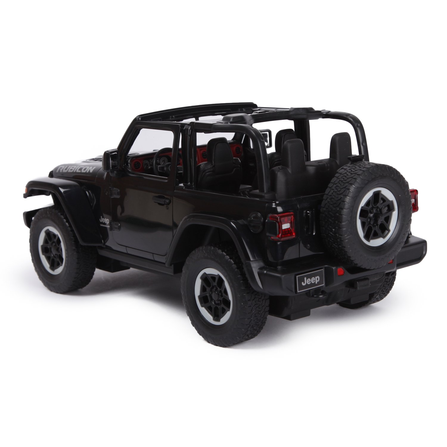 Машина Rastar РУ 1:14 Jeep Wrangler JL Черная 79400