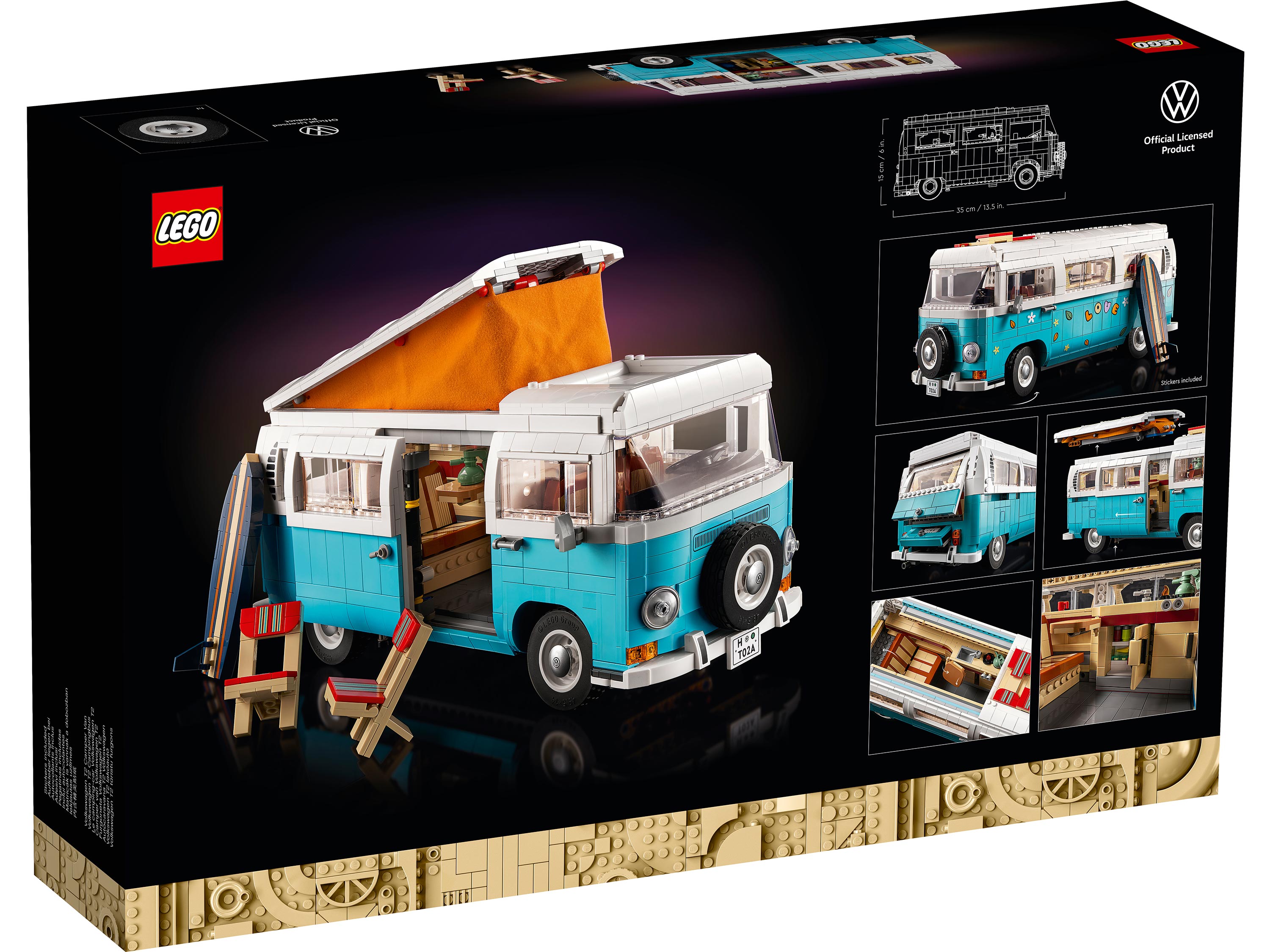 Конструктор LEGO Коллекционные наборы 10279 Фургон Volkswagen T2 Camper