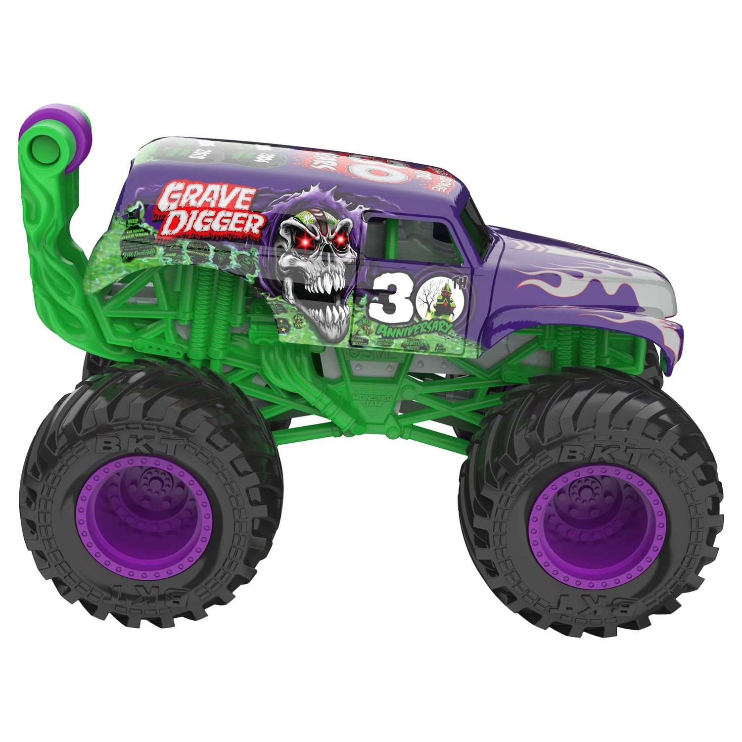 Машинка Monster Jam 1:64 Grave Digger Purple 6060863