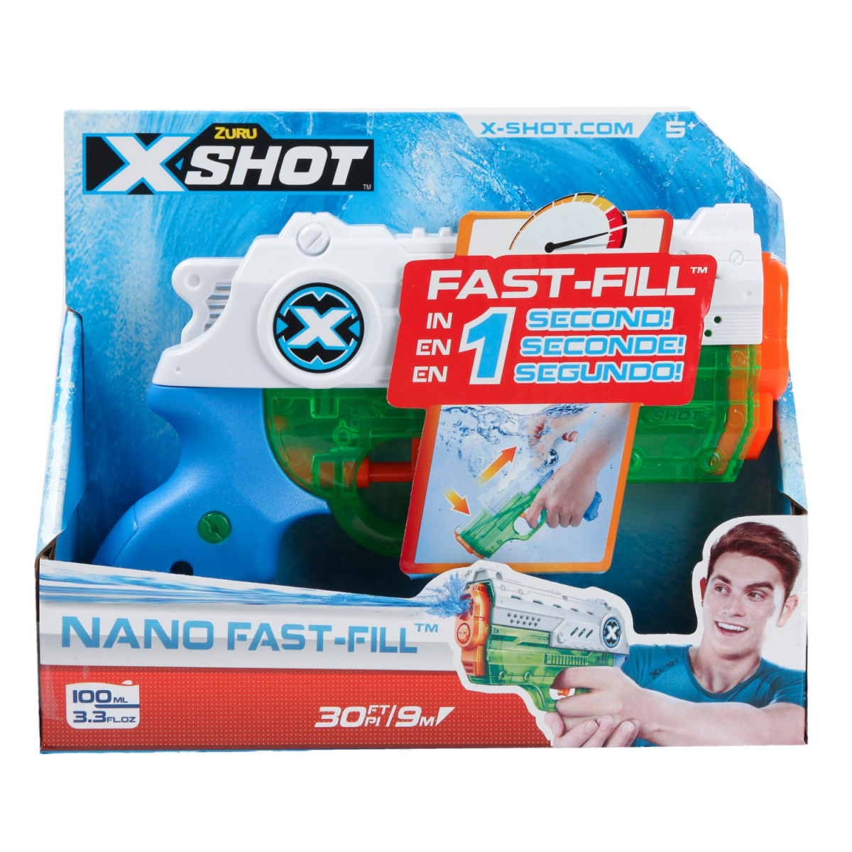 Пистолет водяной X-SHOT  Нано 56333