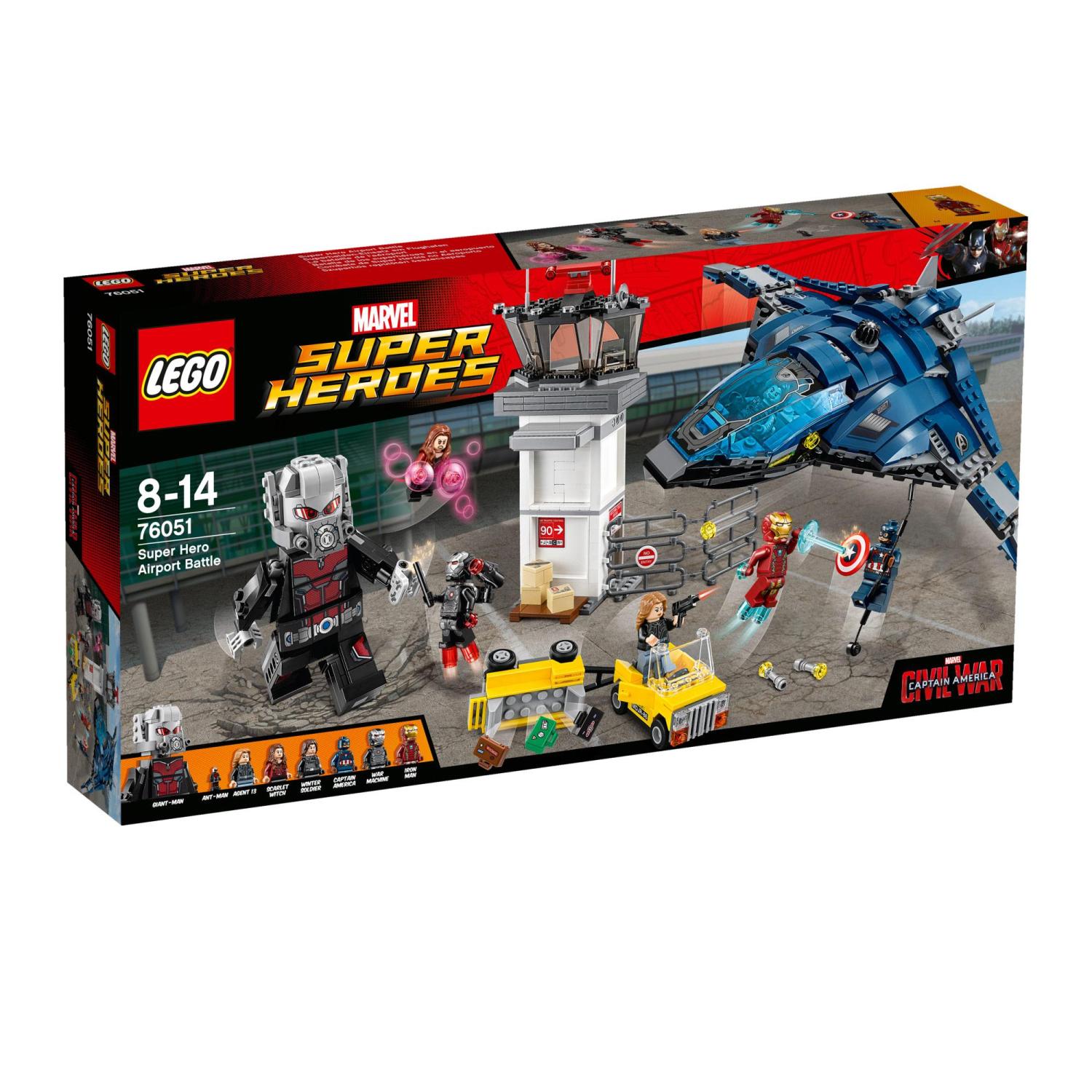 Конструктор LEGO Marvel Super Heroes 76051 Сражение в аэропорту