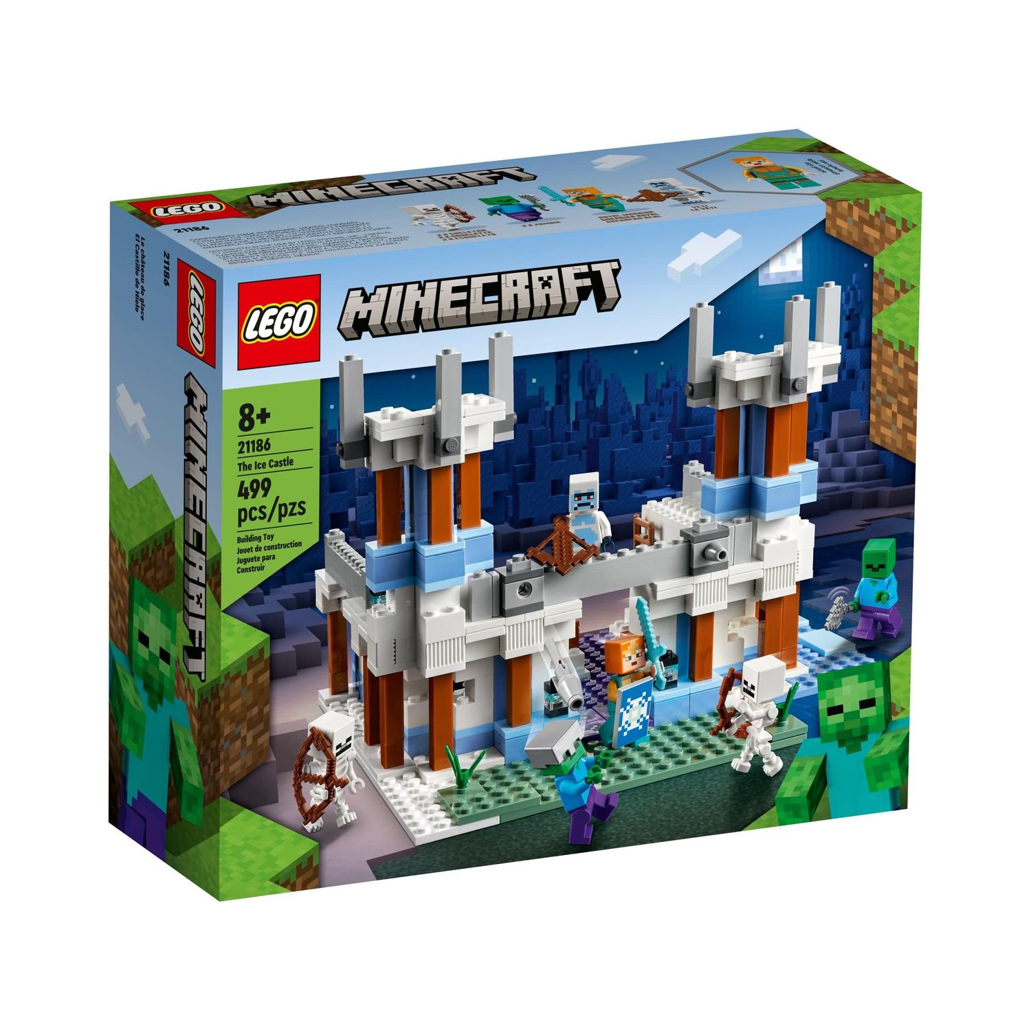 Lego Minecraft 21186 Ледяной замок