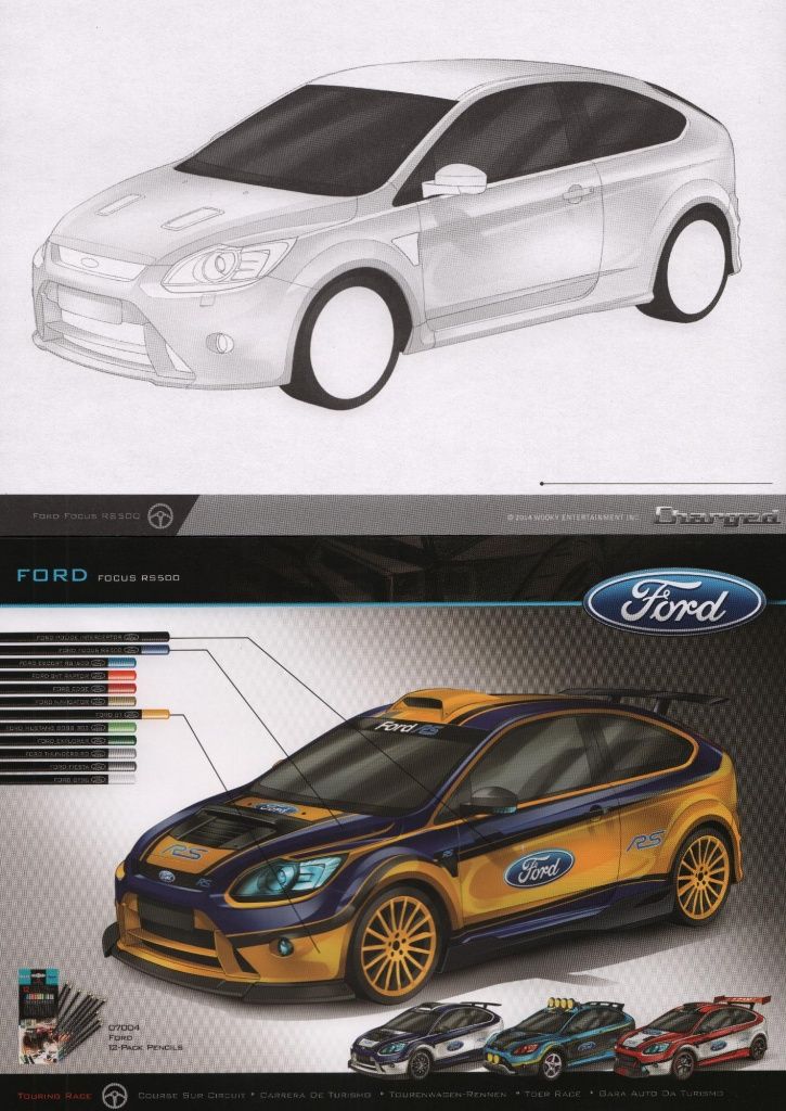 Блокнот DESIGN MASTERS Ford Focus RS500