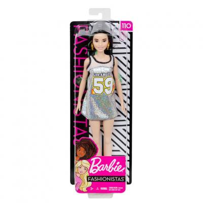 Кукла Barbie Игра с модой Высокая с черными волосами, FXL50