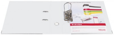 Папка-регистратор ESSELTE "VIVIDA Plus", А4+, с двухсторонним покрытием из пластика, 80 мм, белая, 624075