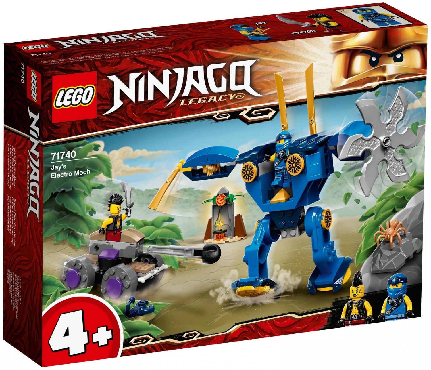 Конструктор LEGO Ninjago 71740 Электрический робот Джея