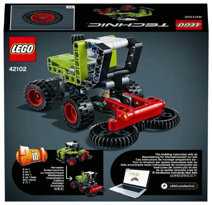 Конструктор LEGO Technic 42102 Mini CLAAS XERION