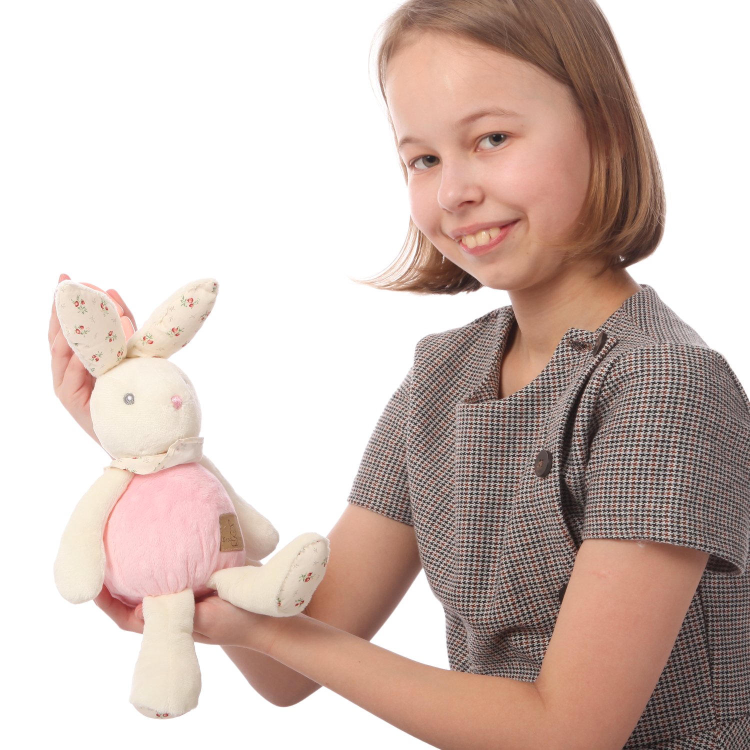 Мягкая игрушка Aurora Кролик с колечком 160121A