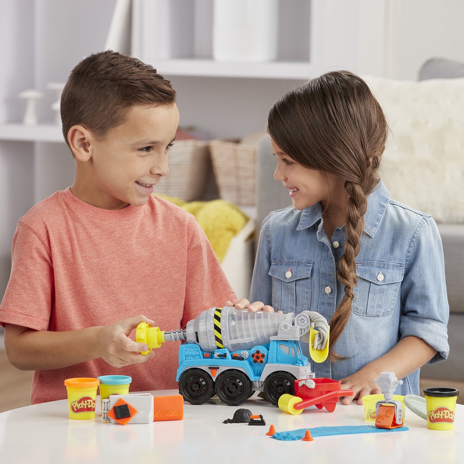 Набор для лепки Play-Doh Wheels Бетономешалка E68915L0