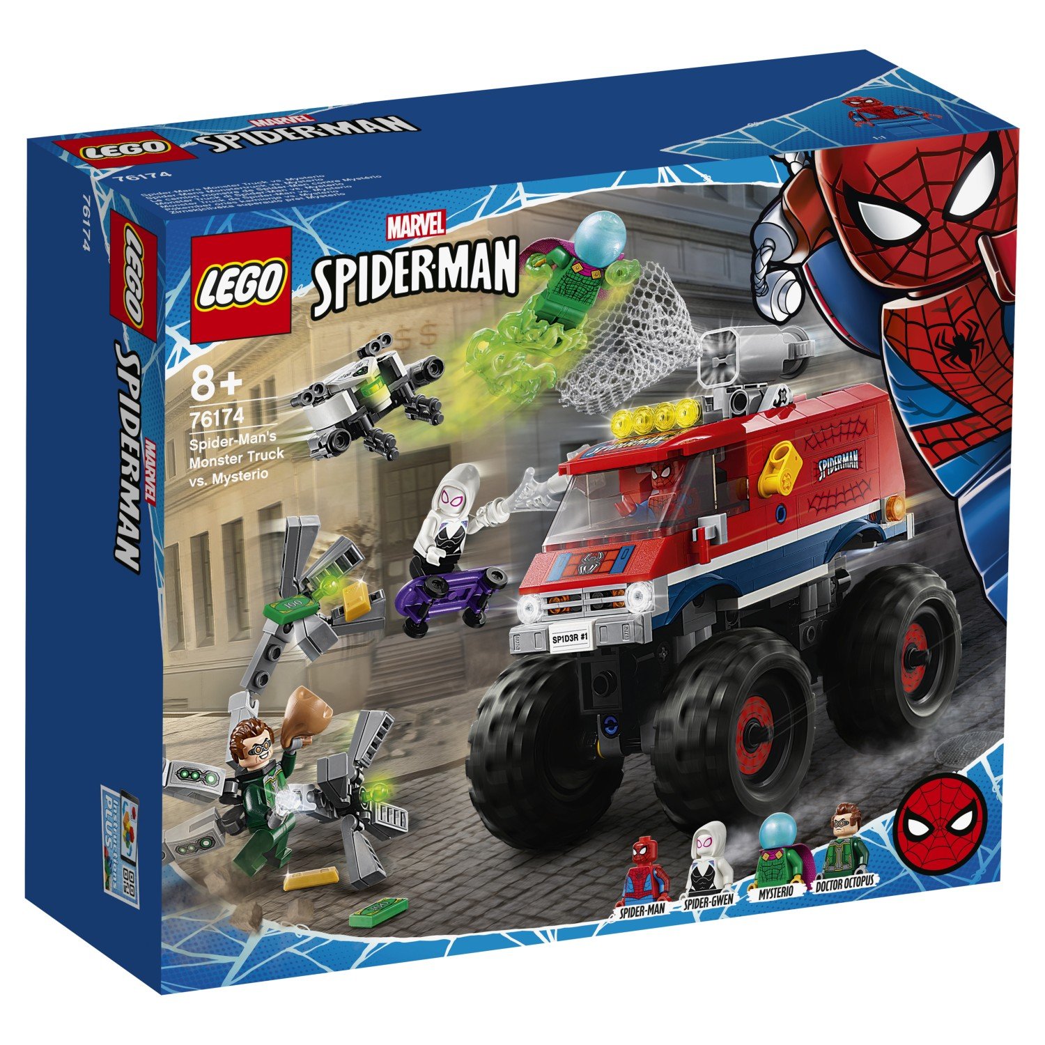 Конструктор LEGO Super Heroes 76174 Монстр-трак Человека-Паука против Мистерио
