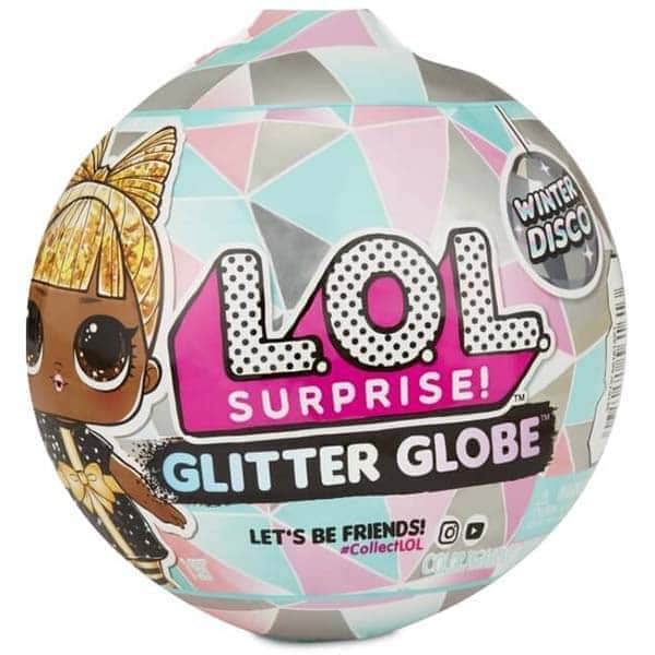 Кукла-сюрприз в шаре LOL Surprise Winter Disco Glitter Globe, 8 см, 561606
