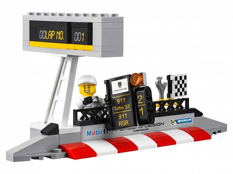 Конструктор LEGO Speed Champions 75888 Porsche 911 RSR и 911 Turbo 3.0