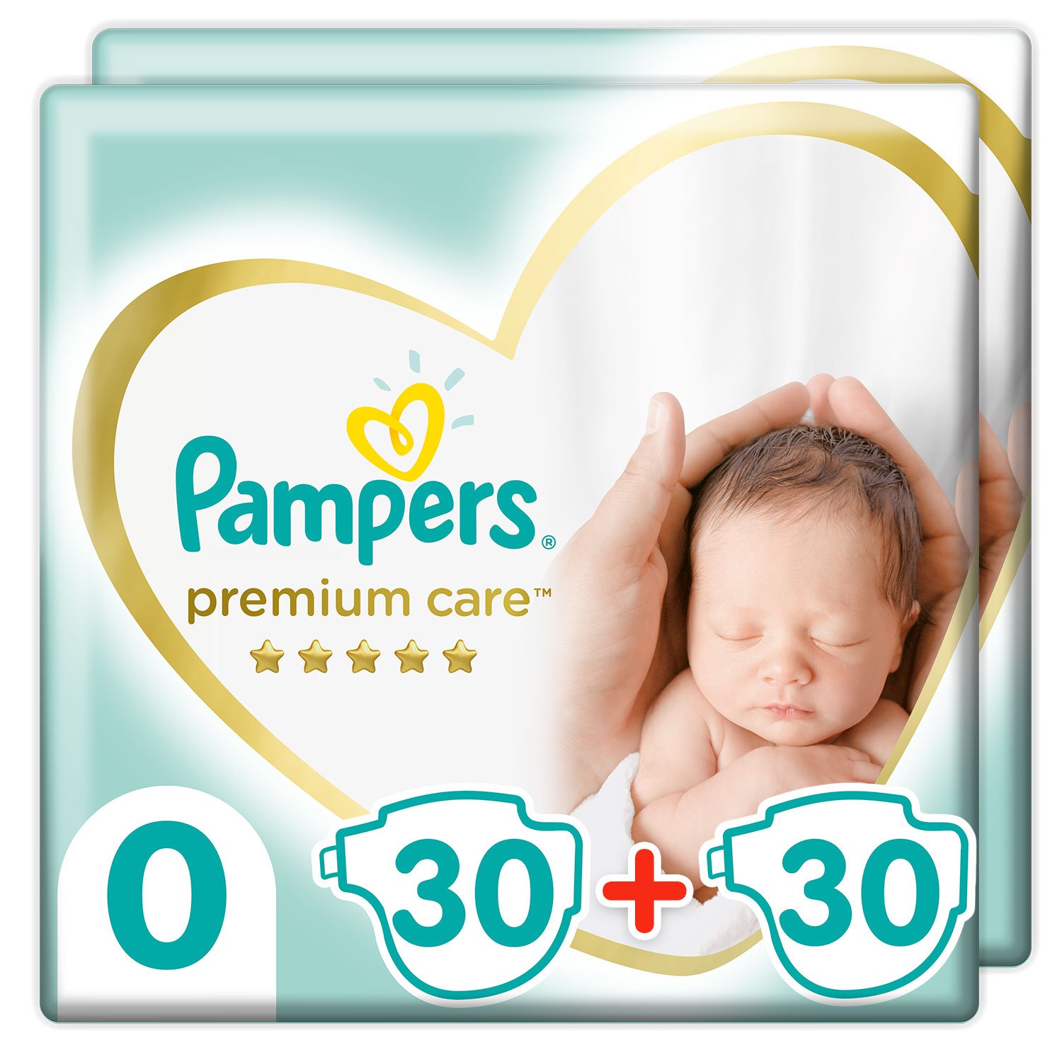 Подгузники Pampers Premium Care 0 1.5-2.5кг 60шт