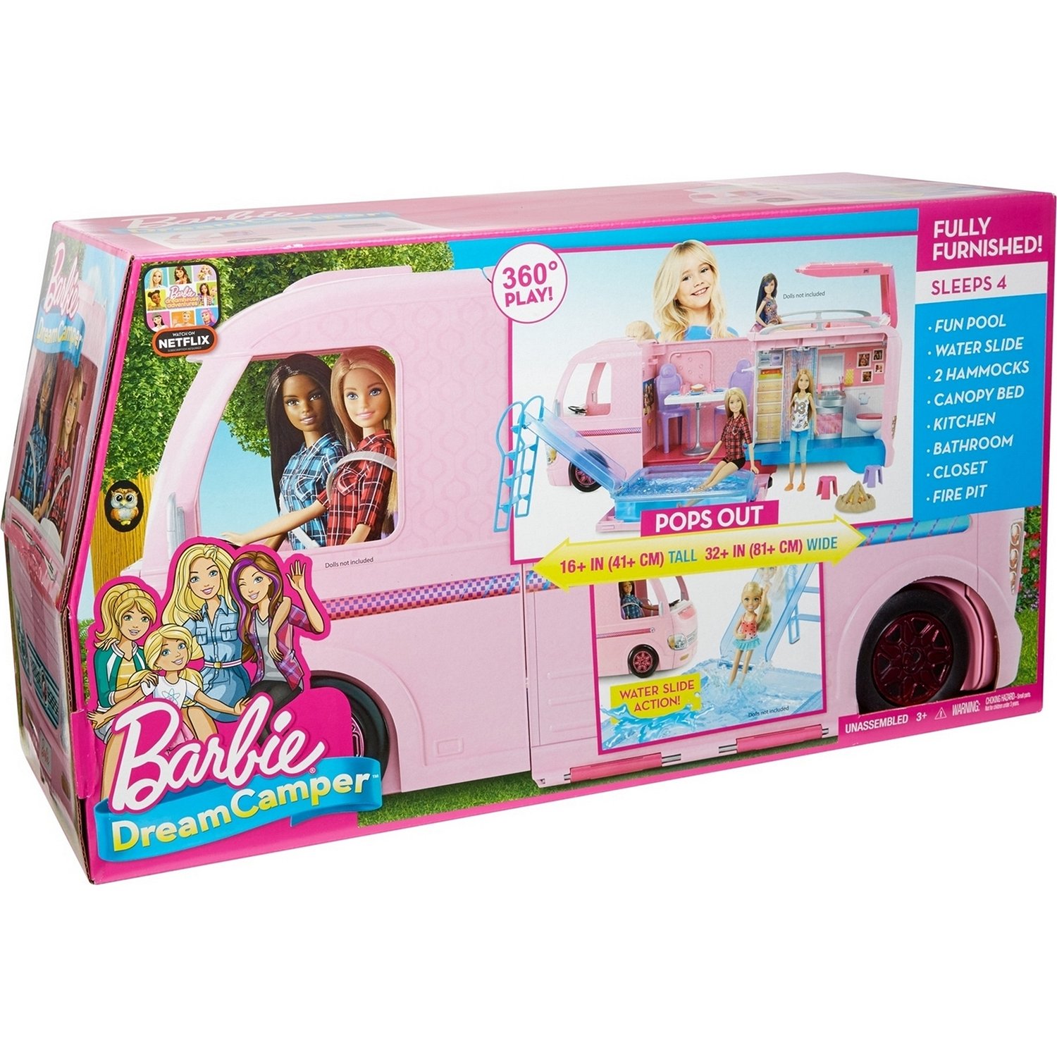 Barbie Фургон Волшебный раскладной (FBR34)