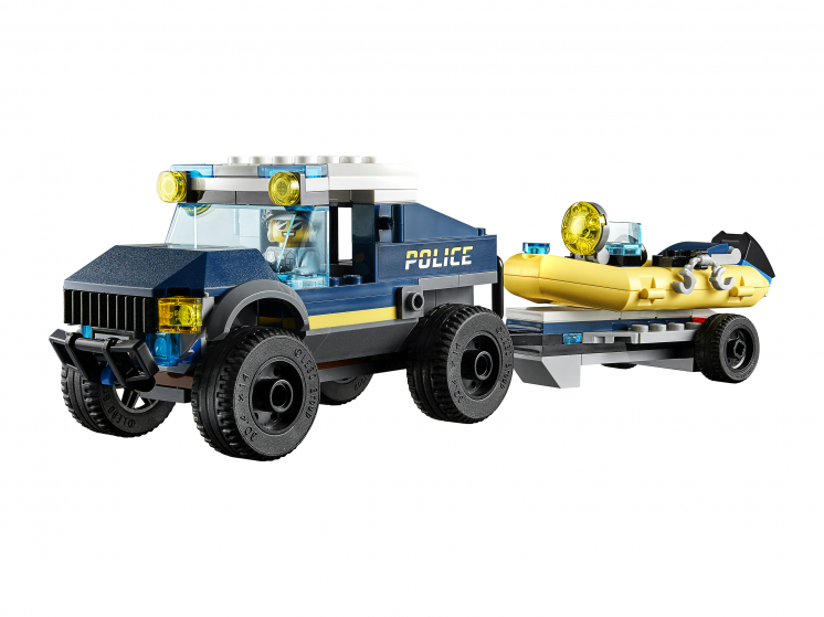 Конструктор LEGO City 60272 Полицейская лодка