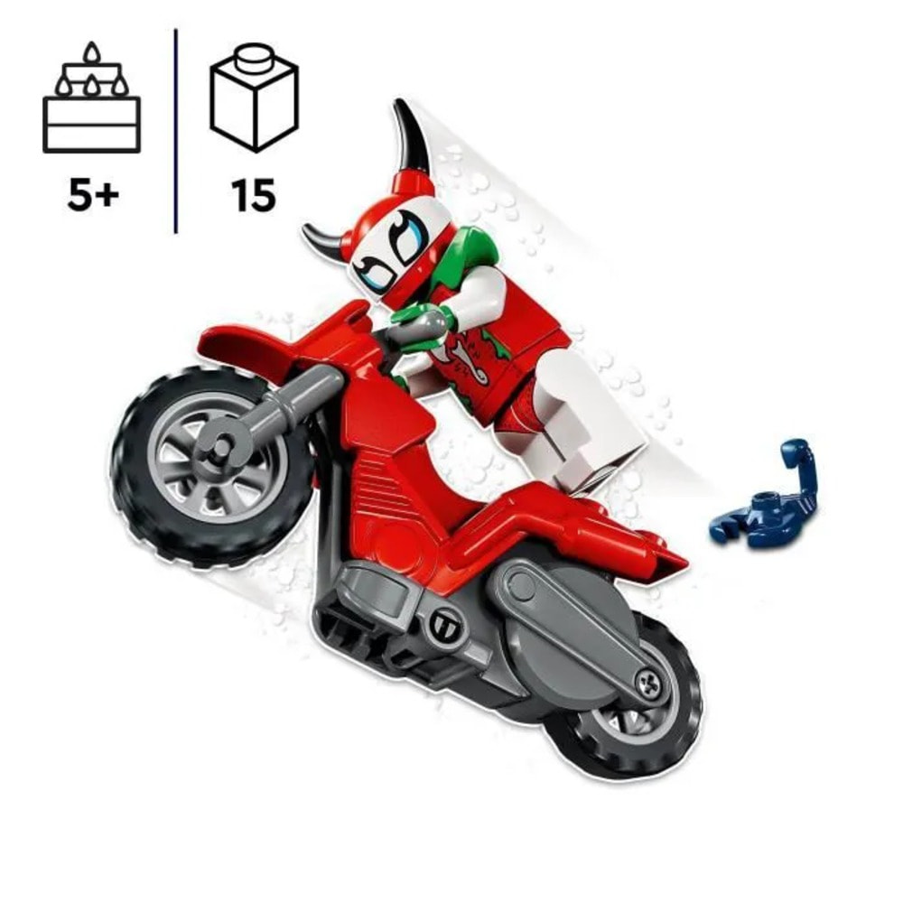 Конструктор LEGO City 60332 Stuntz Безрассудный трюковой мотоцикл со скорпионом