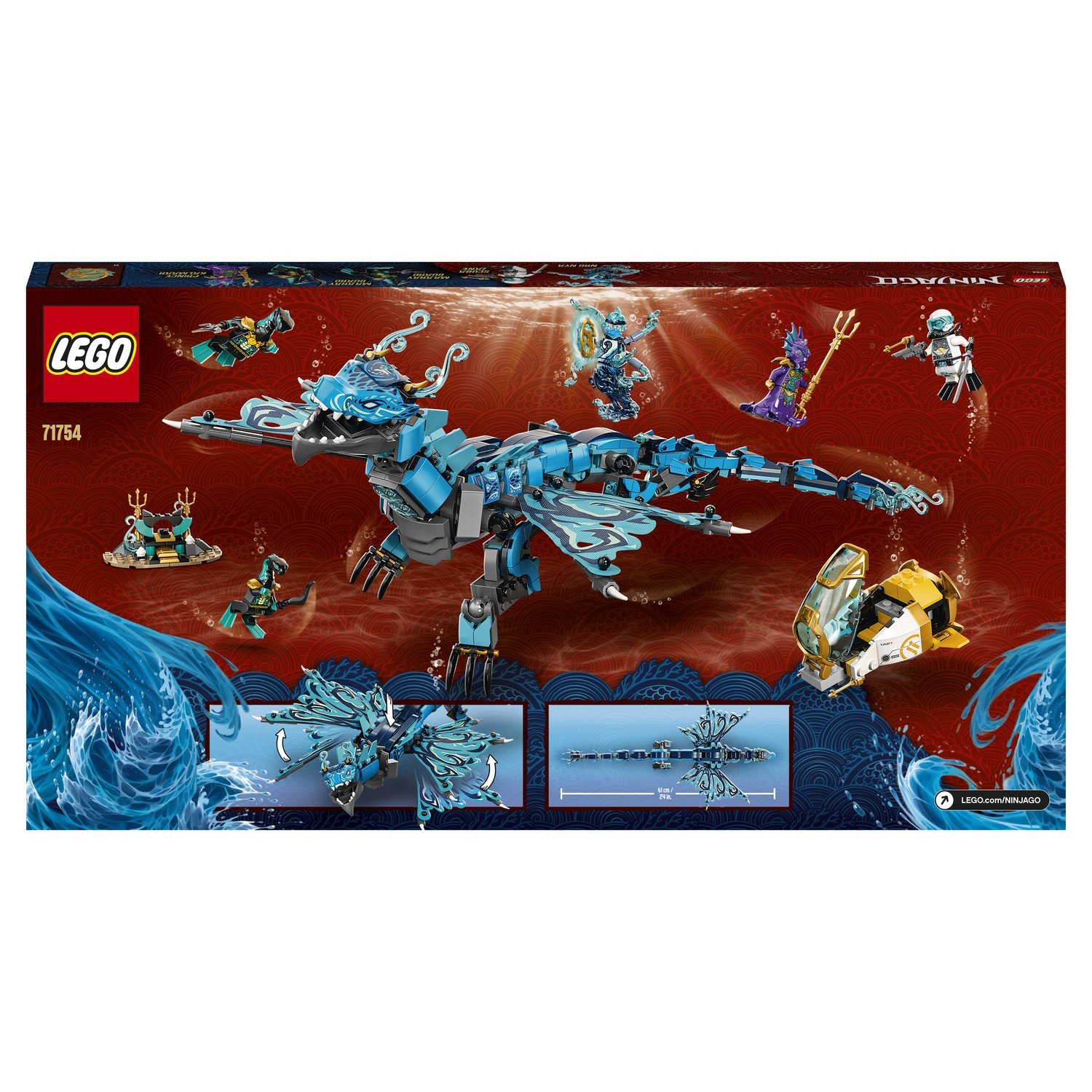 Конструктор LEGO NINJAGO 71754 Водный дракон