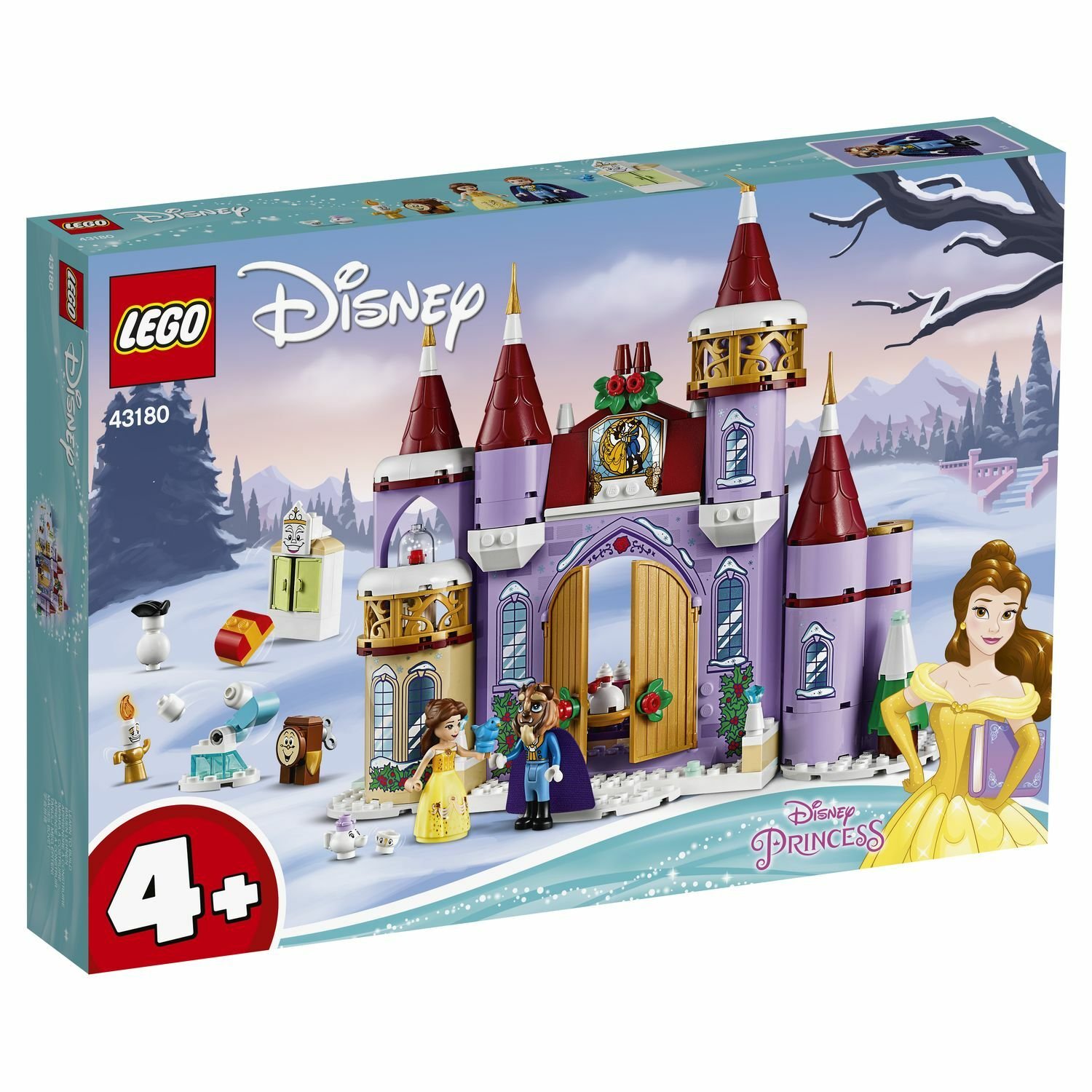 Конструктор LEGO Disney Princess 43180 Зимний праздник в замке Белль