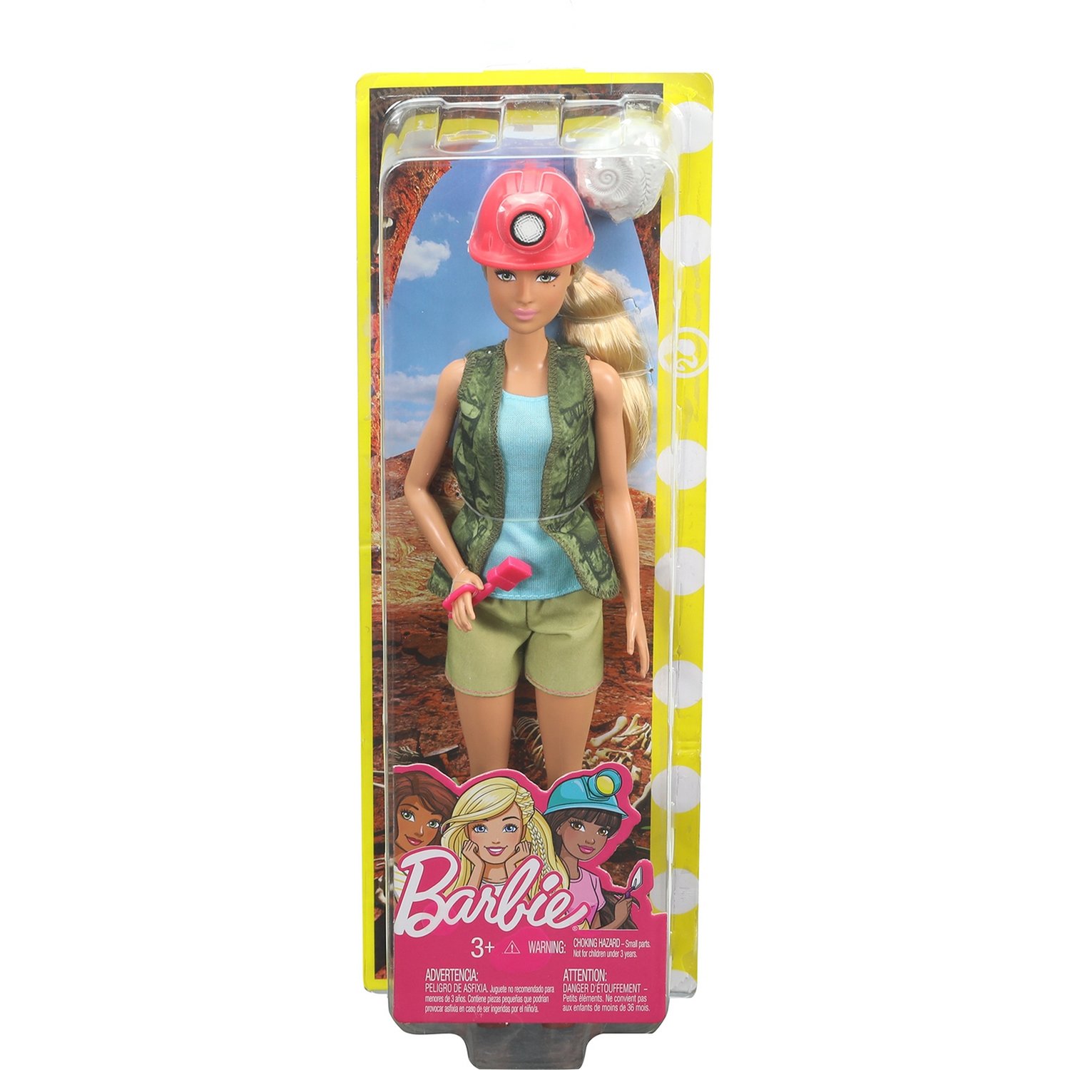 Кукла Barbie Кем быть? Палеонтолог FJB12