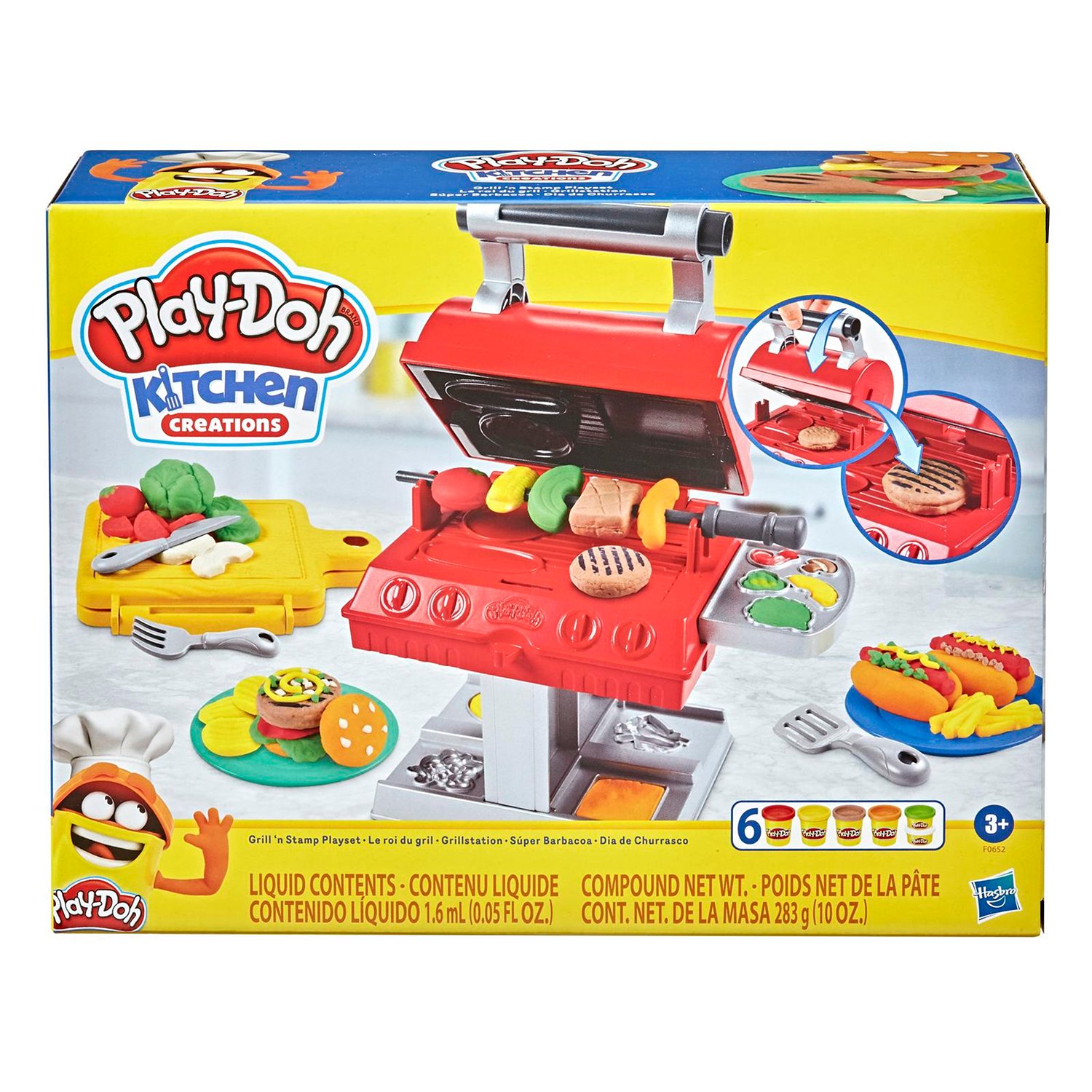 Набор игровой Play-Doh Гриль барбекю F06525L0