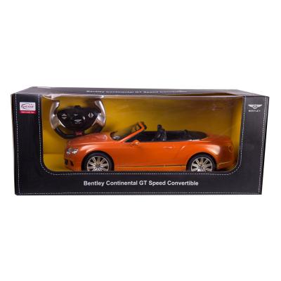 Машинка р/у Rastar Bentley Continetal 1:12 оранжквая