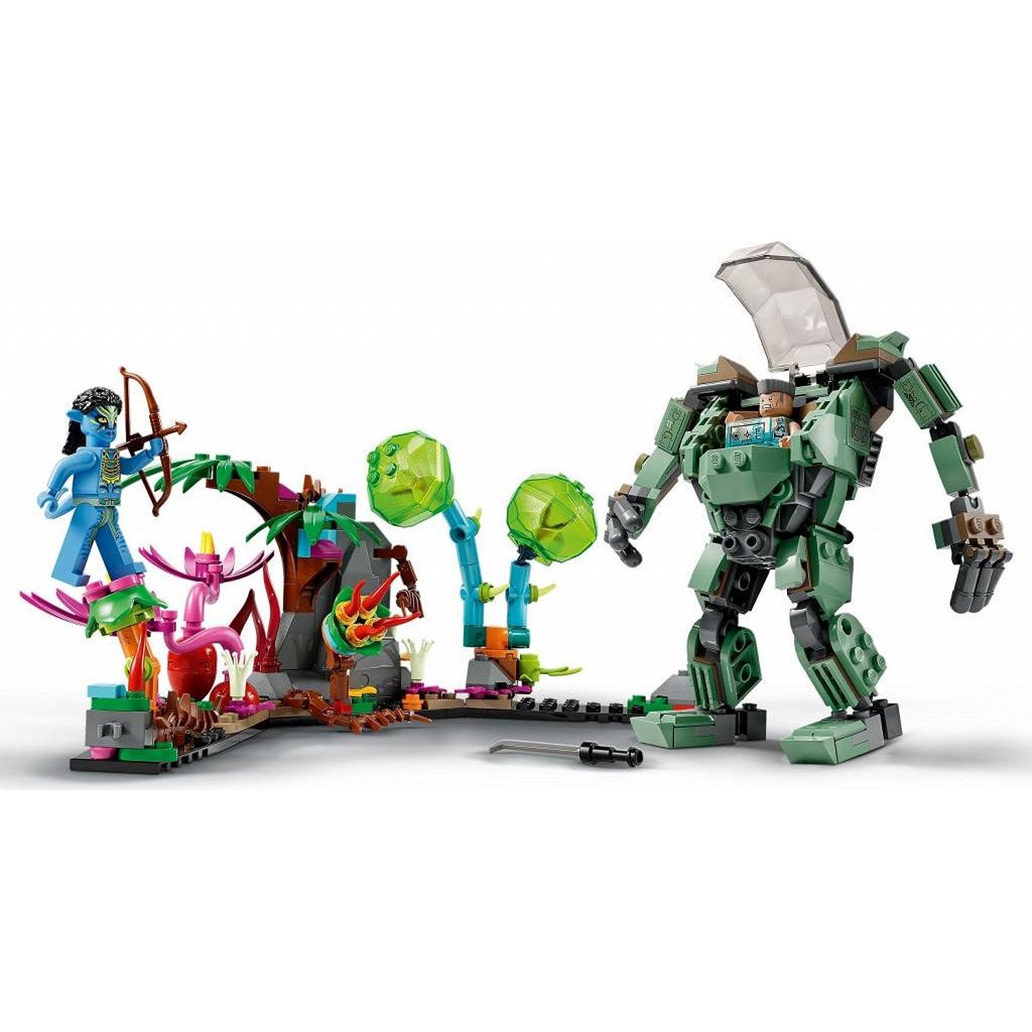Набор LEGO Avatar 75571 Нейтири и танатор против Куоритча в силовом скафандре