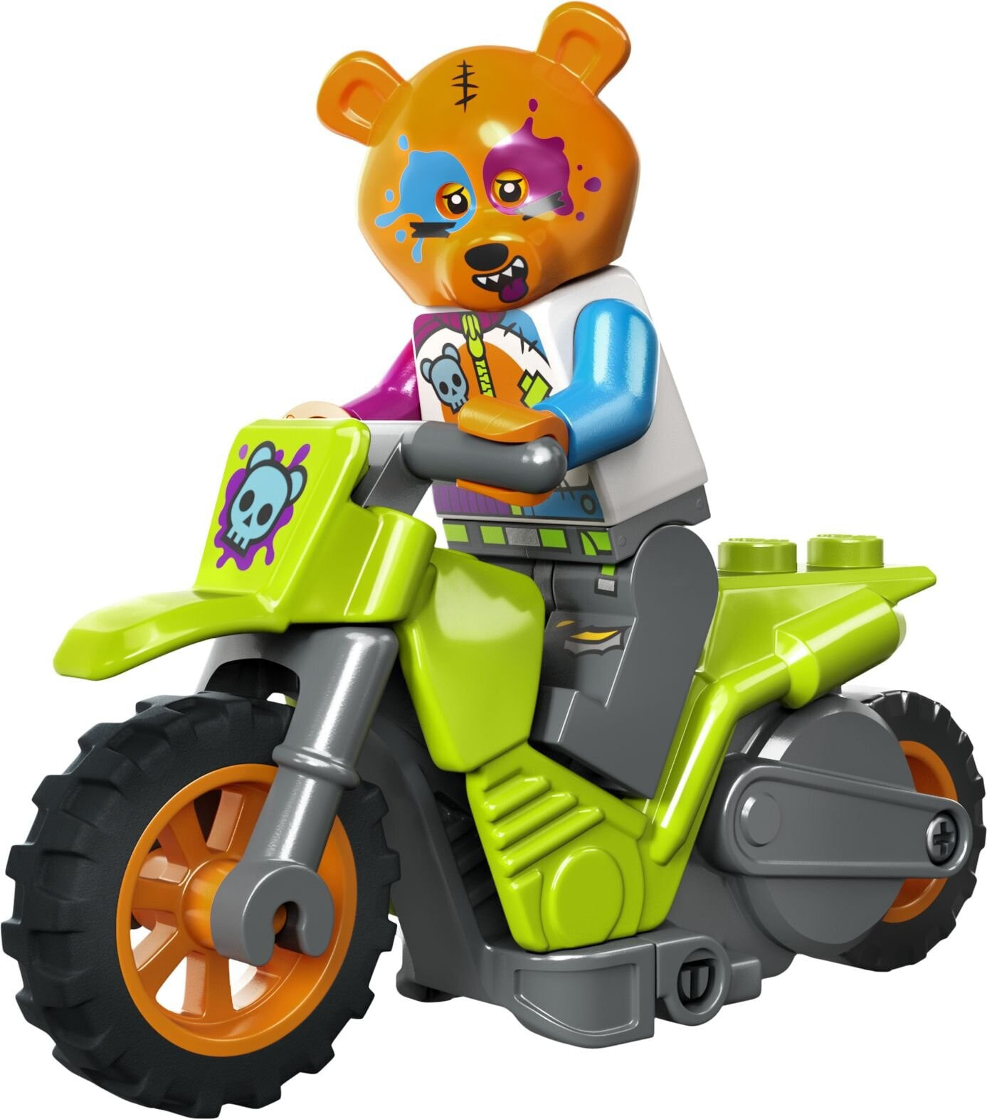 Конструктор LEGO City 60356 Трюковой мотоцикл с медвежонком