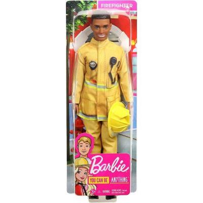 Кукла Barbie Кем быть? Пожарный Кен, 30 см, FXP05