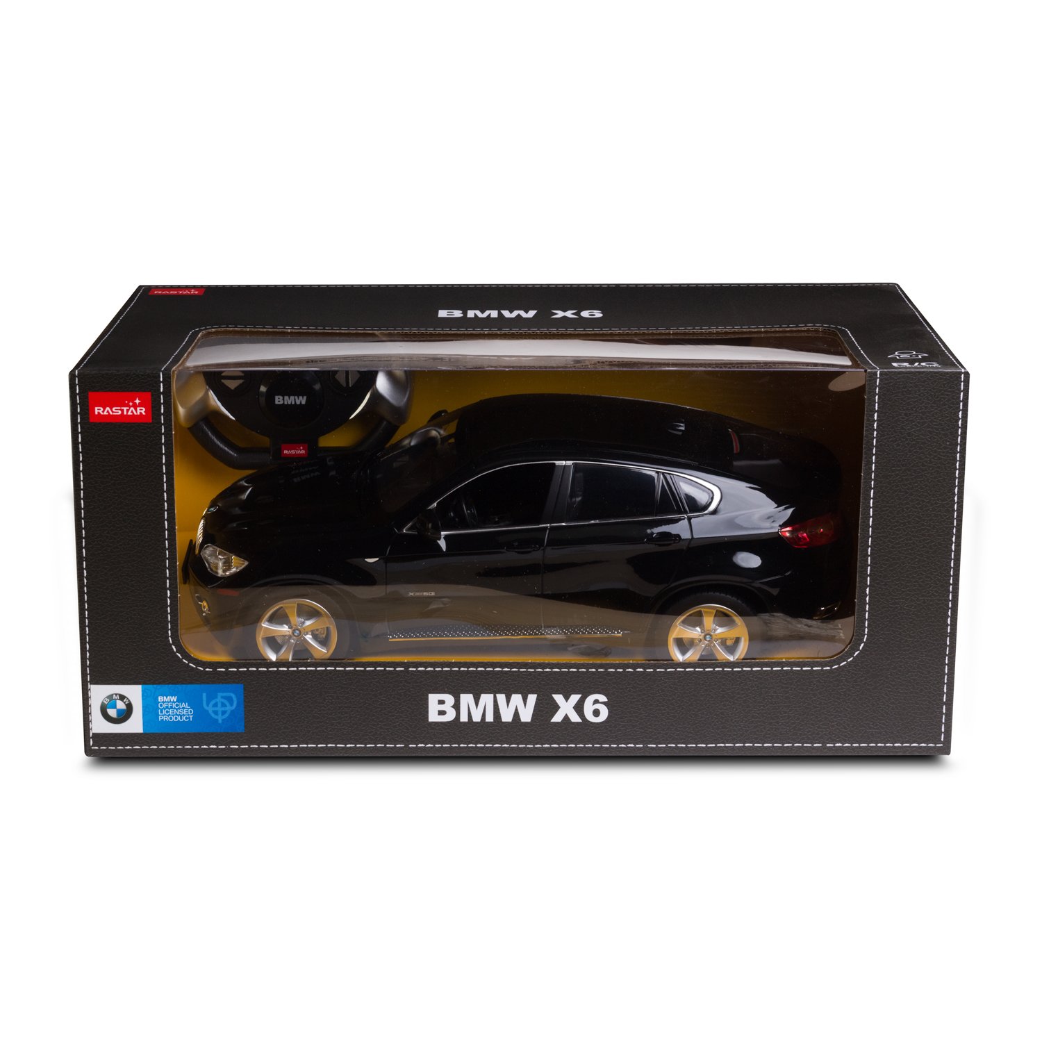 Машина радиоуправляемая Rastar 1:14 BMW X6 Черная