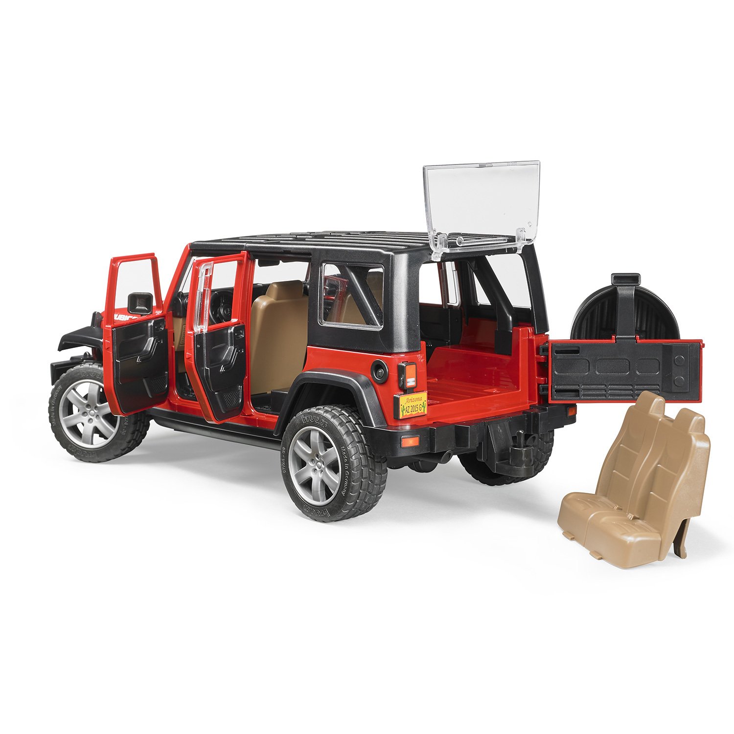 Внедорожник Bruder Jeep Wrangler Unlimited Rubicon (02-525) 1:16 31 см