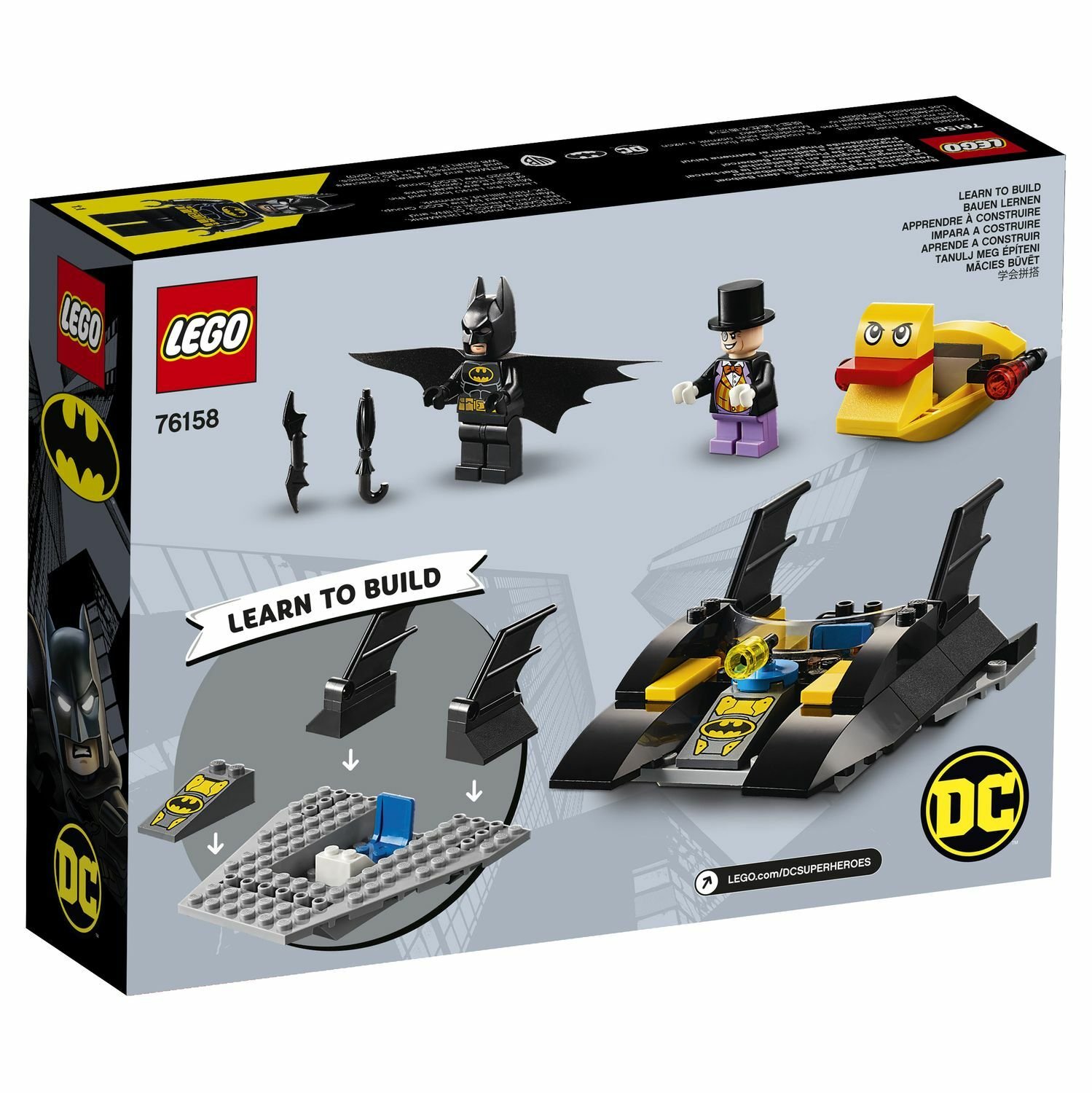 Конструктор LEGO DC Comics Super Heroes 76158 Погоня за Пингвином на Бэткатере