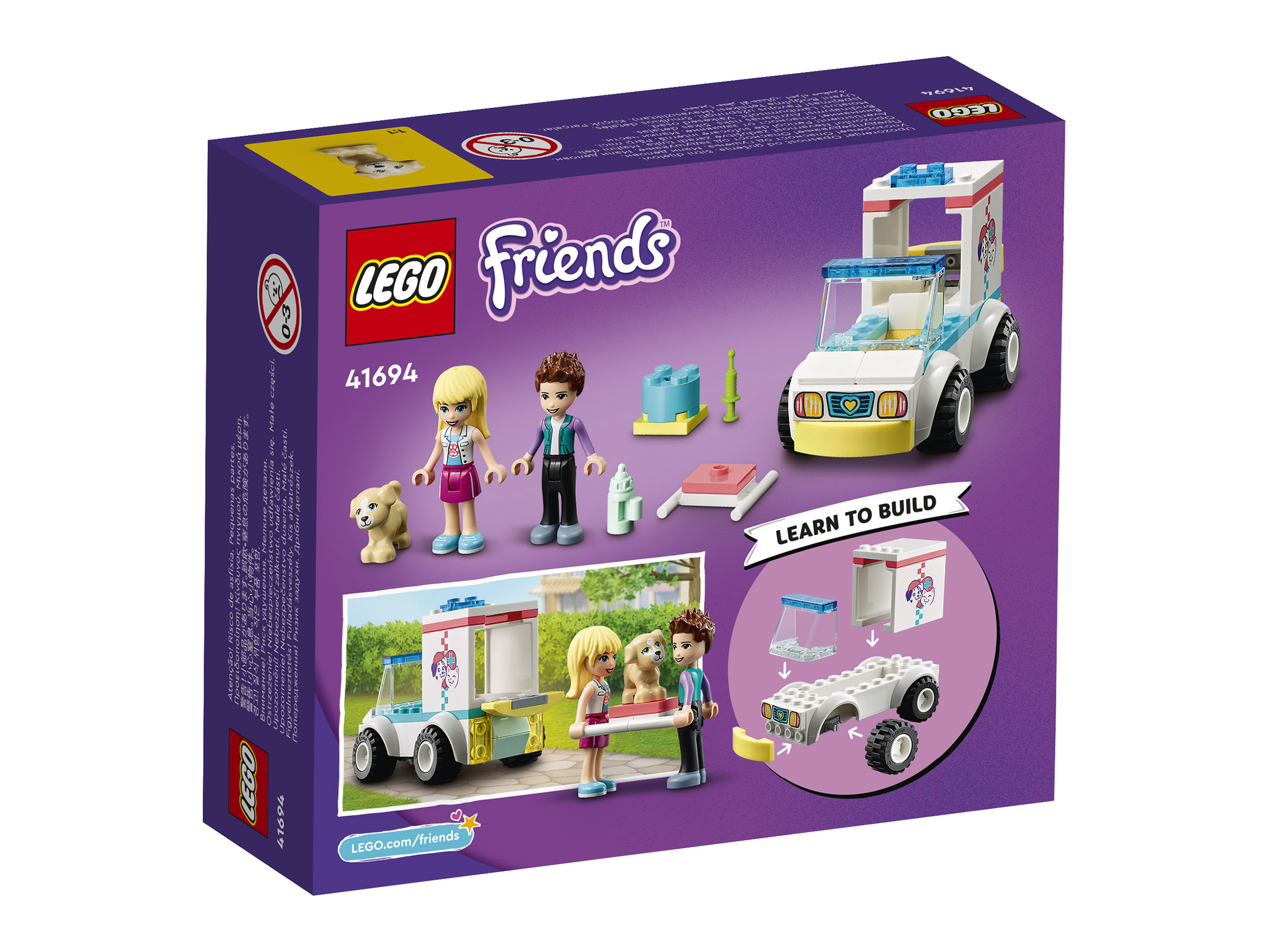 Конструктор LEGO Friends 41694 Скорая ветеринарная помощь