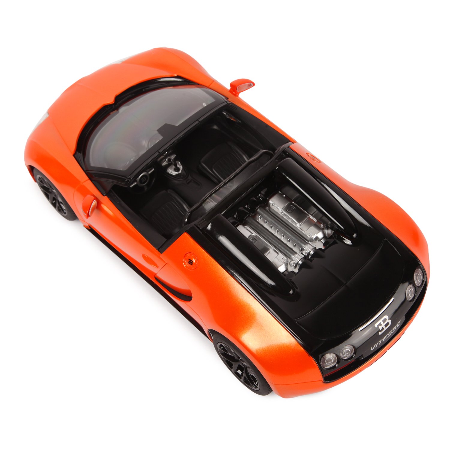 Машина Rastar РУ 1:14 Bugatti GS Vitesse Оранжевая 70400