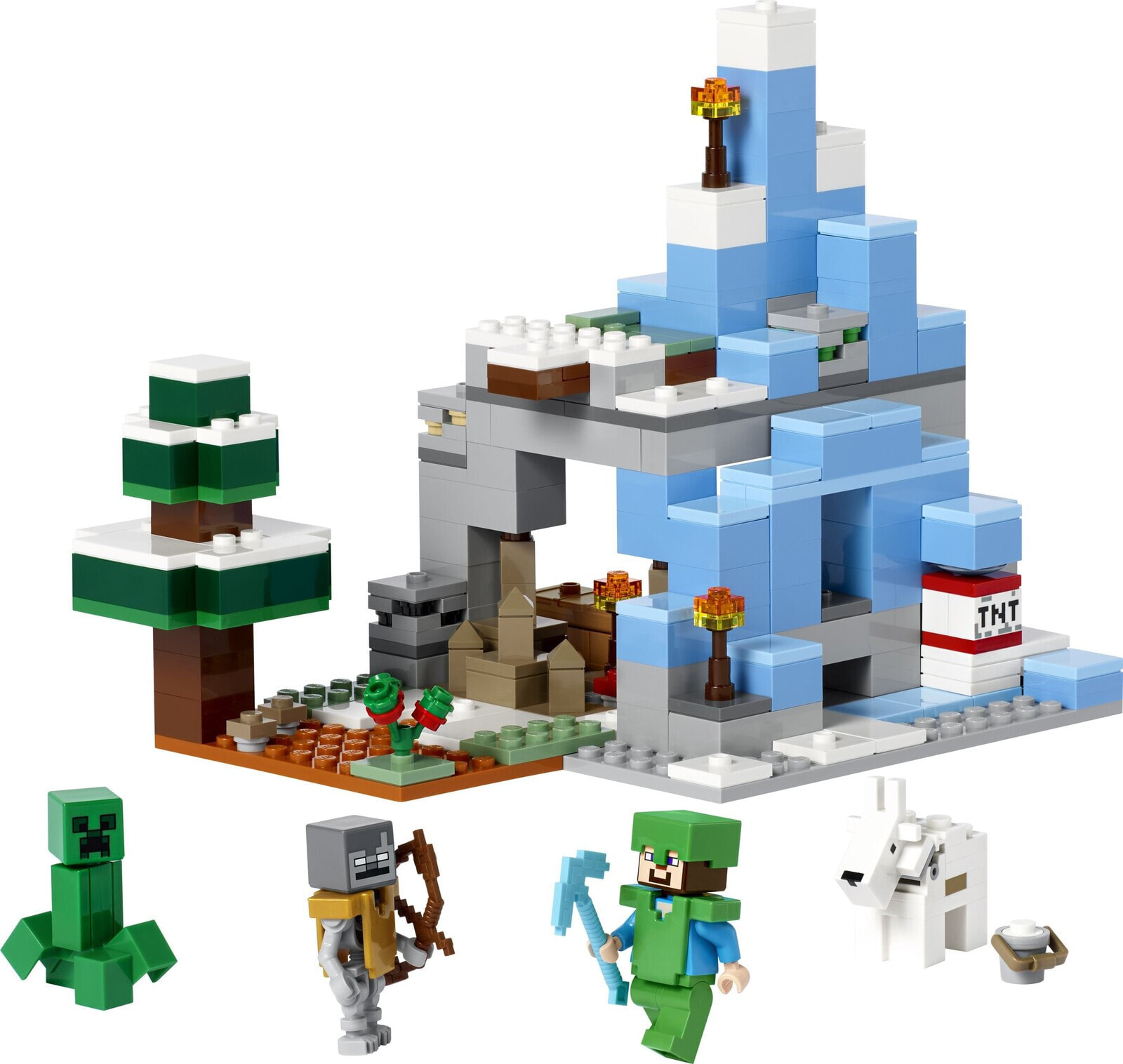 LEGO Minecraft 21243 Ледяные вершины