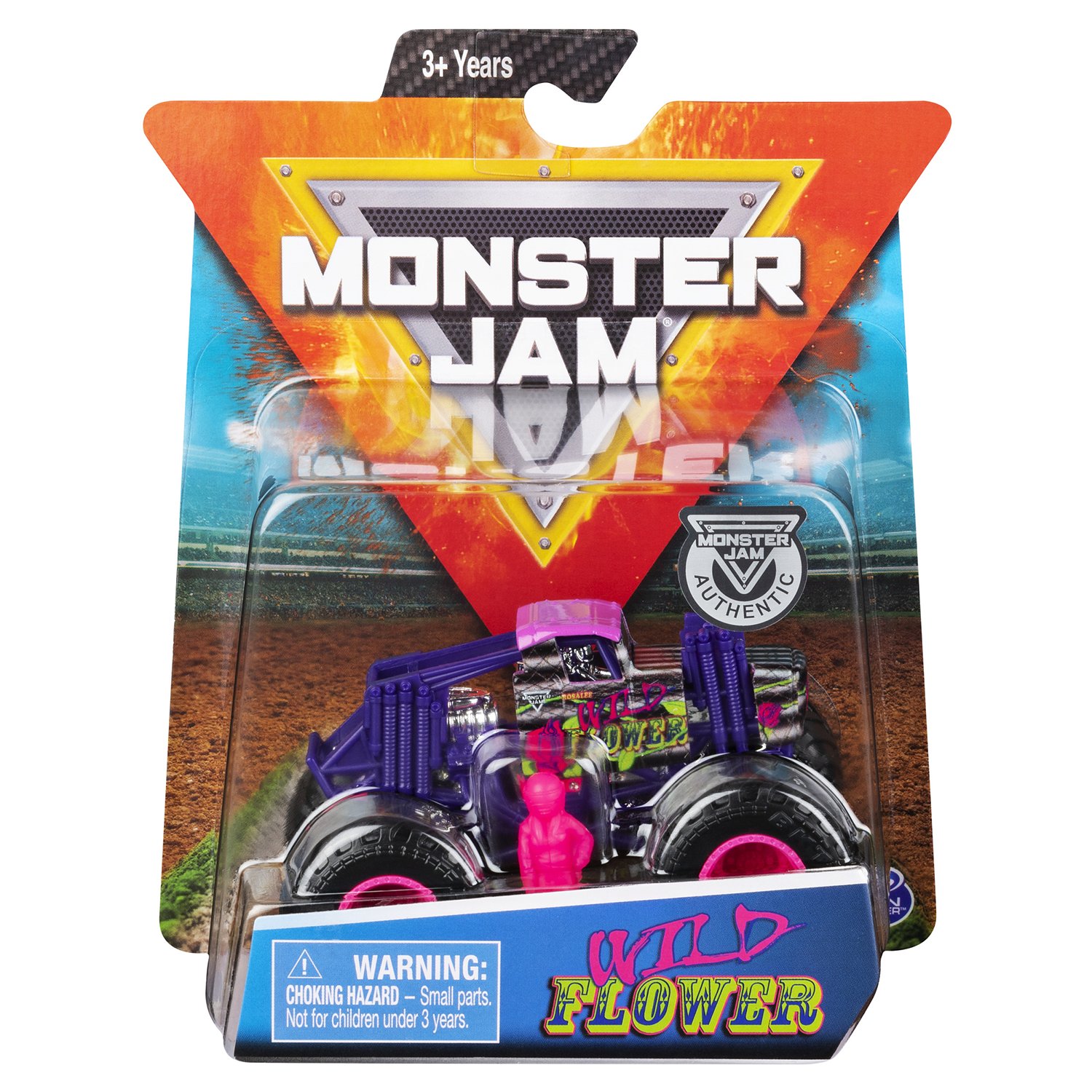 Машинка Monster Jam 1:64 Wild Flower 6044941/20116899