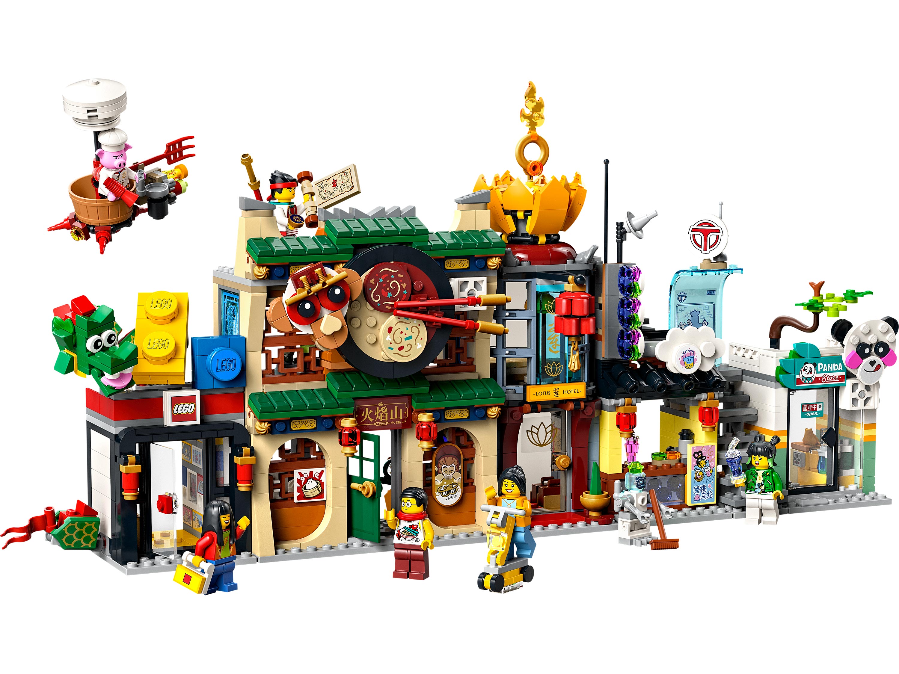 Конструктор LEGO Monkie Kid 80036 Город Фонарей