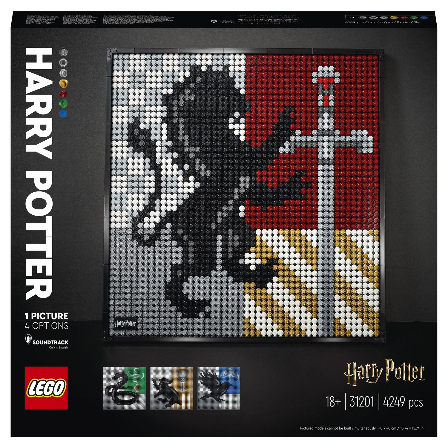 LEGO Art 31201 Гербы Хогвартса Harry Potter Hogwarts Crests