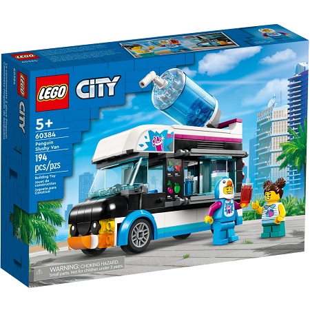 Конструктор LEGO City 60384 фургон-пингвинчик с прохладительными напитками